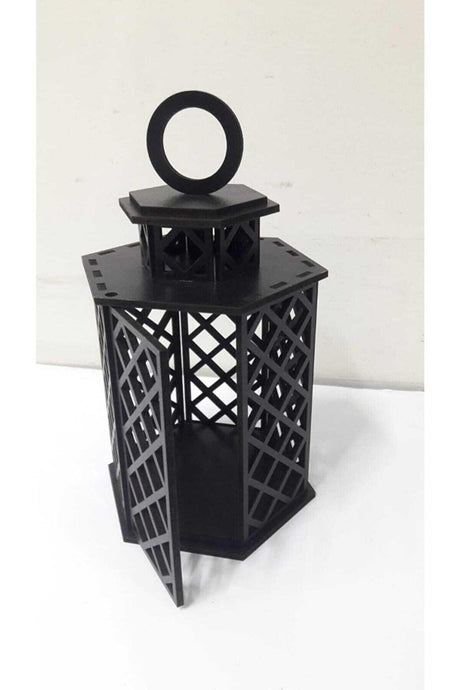 Wooden Lantern Candle Holder - Swordslife