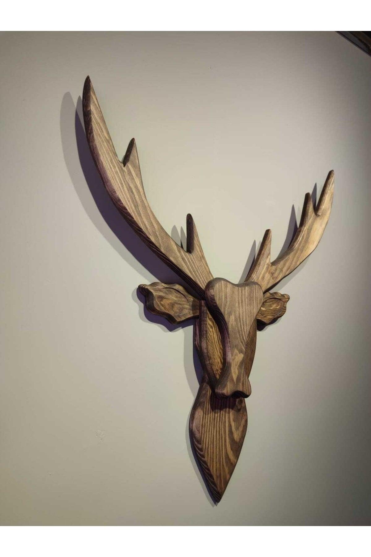 Wooden Deer Head / Wall Decoration / 2d - Swordslife