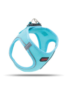 Lightweight breathable dog harness with reflective strips for small dogs