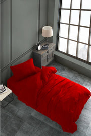 Akfil Cotton Red Single Duvet Cover