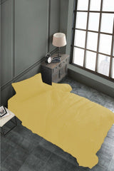 Akfil Cotton Yellow Single Duvet Cover Set - Swordslife