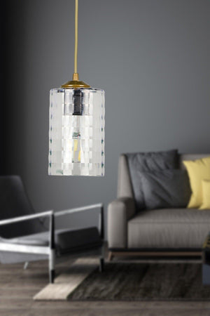 Akgün Single Chandelier Tumbled Clear Acrylic - Swordslife