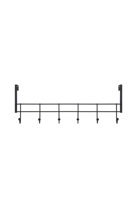 Akın Lux Eco 6 Pcs Hanger Behind The Door - Black