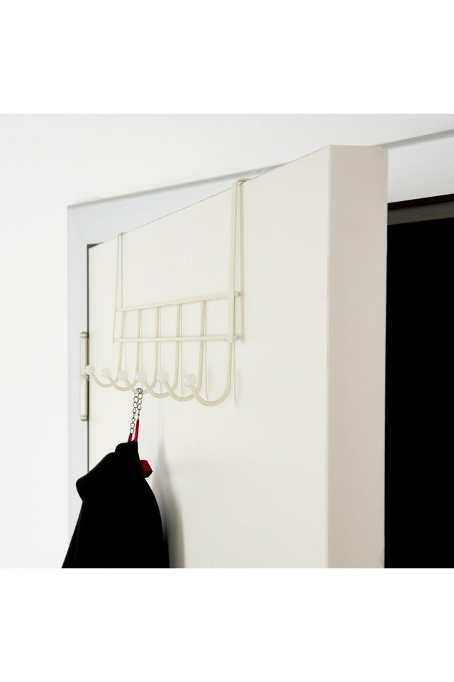 Akın Lux Eco 6 Pcs Hanger Behind The Door - White