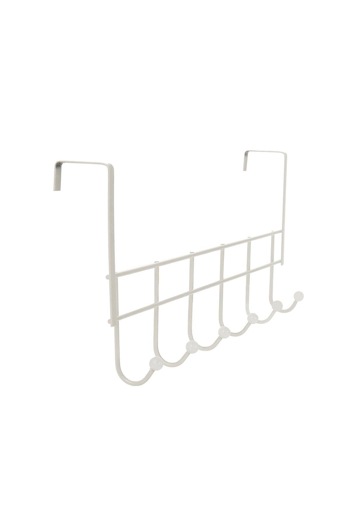 Akın Lux Eco 6 Pcs Hanger Behind The Door - White