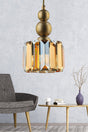 Alaba Single Chandelier Tumbled Honey Stone - Swordslife