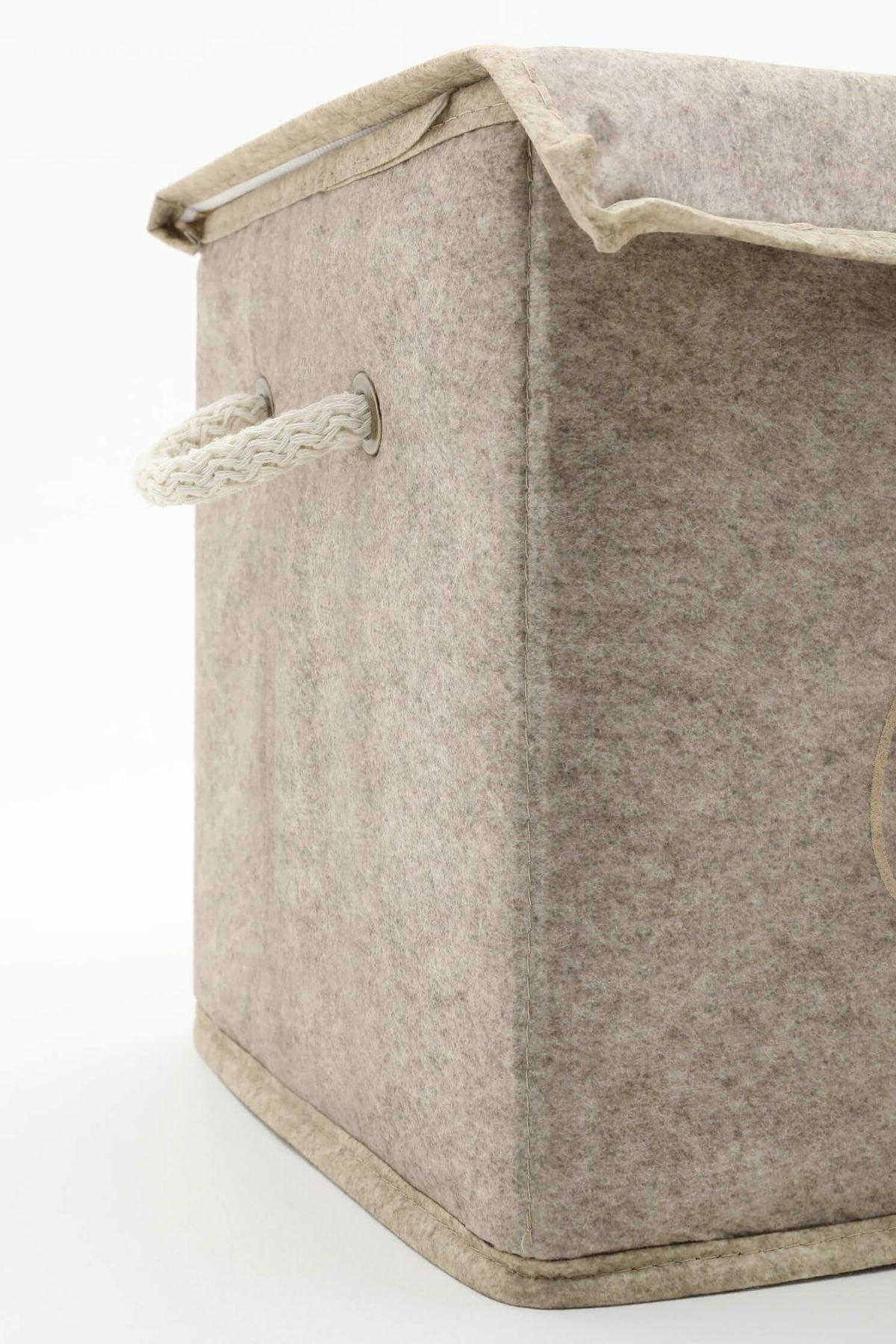 Alas Felt Lid Multi-Purpose Organizer Box