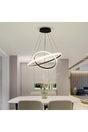 Albert 2 Black and White Led Chandelier