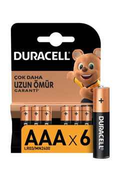 Alkaline AAA Battery Pack – 6 Count