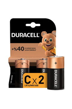 Alkaline C Battery Pack – 2 Count