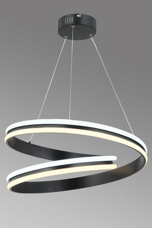 Alkım Black Modern 3 Color Light Led Chandelier - Swordslife