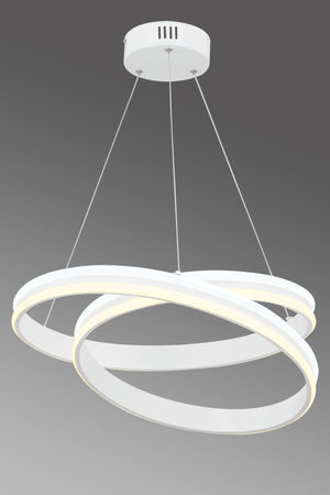 Alkım White Modern 3 Color Light Led Chandelier - Swordslife