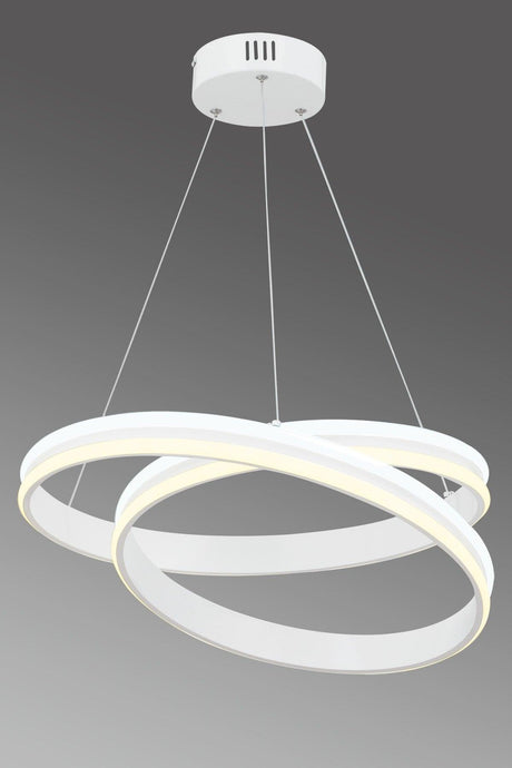 Alkım White Modern 3 Color Light Led Chandelier - Swordslife