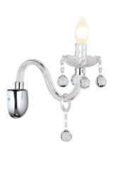 Almira Single Transparent Sconce - Swordslife