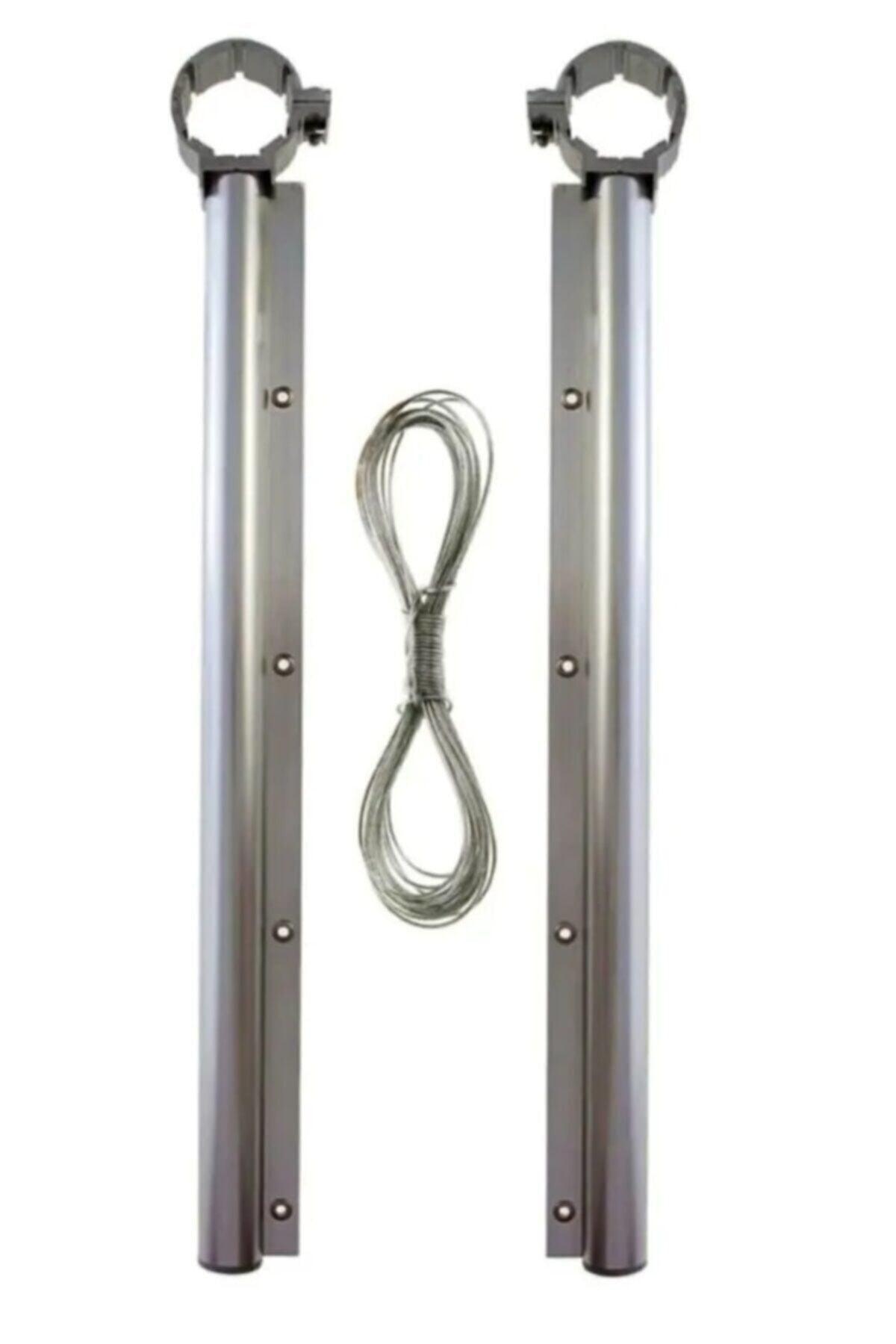 Aluminum Balcony Laundry Hanger Round