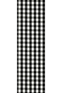 Placemat, Black Gingham Runner - Swordslife