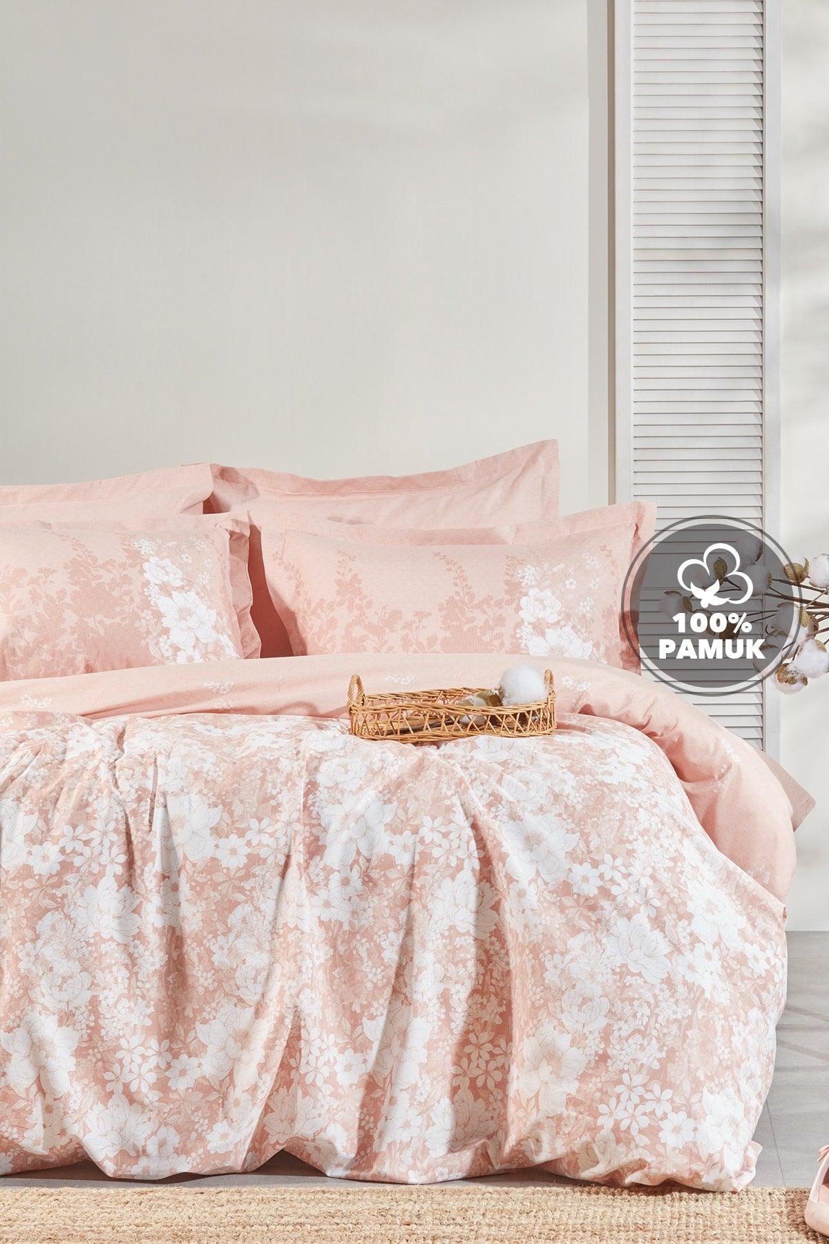 Andressa Ranforce Double Duvet Cover Set - Blush - Swordslife