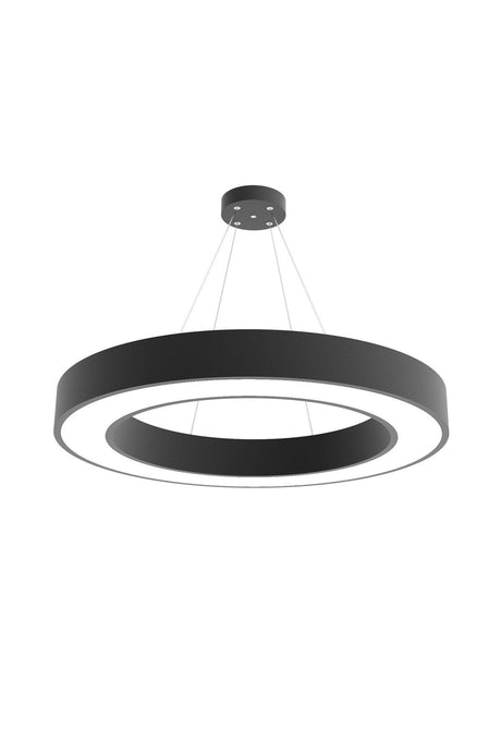 Anello (Black Case, Daylight) Led Modern Led Chandelier - Swordslife