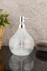 Ang Design Sapphire Glass Liquid Soap Dispenser – Transparent