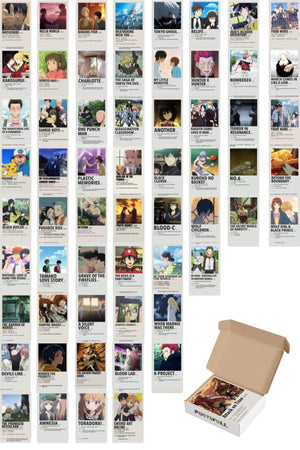 Anime Wall Poster Set - Adhesive Back Poster Collage Set - 60 Pieces - 10cm*15cm - Set with Box - Swordslife