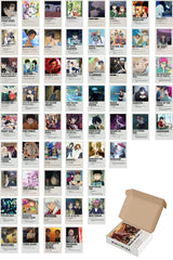 Anime Wall Poster Set - Poster Collage Set - 60 Pieces - Adhesive Back - 10cm*15cm - Set with Box - Swordslife