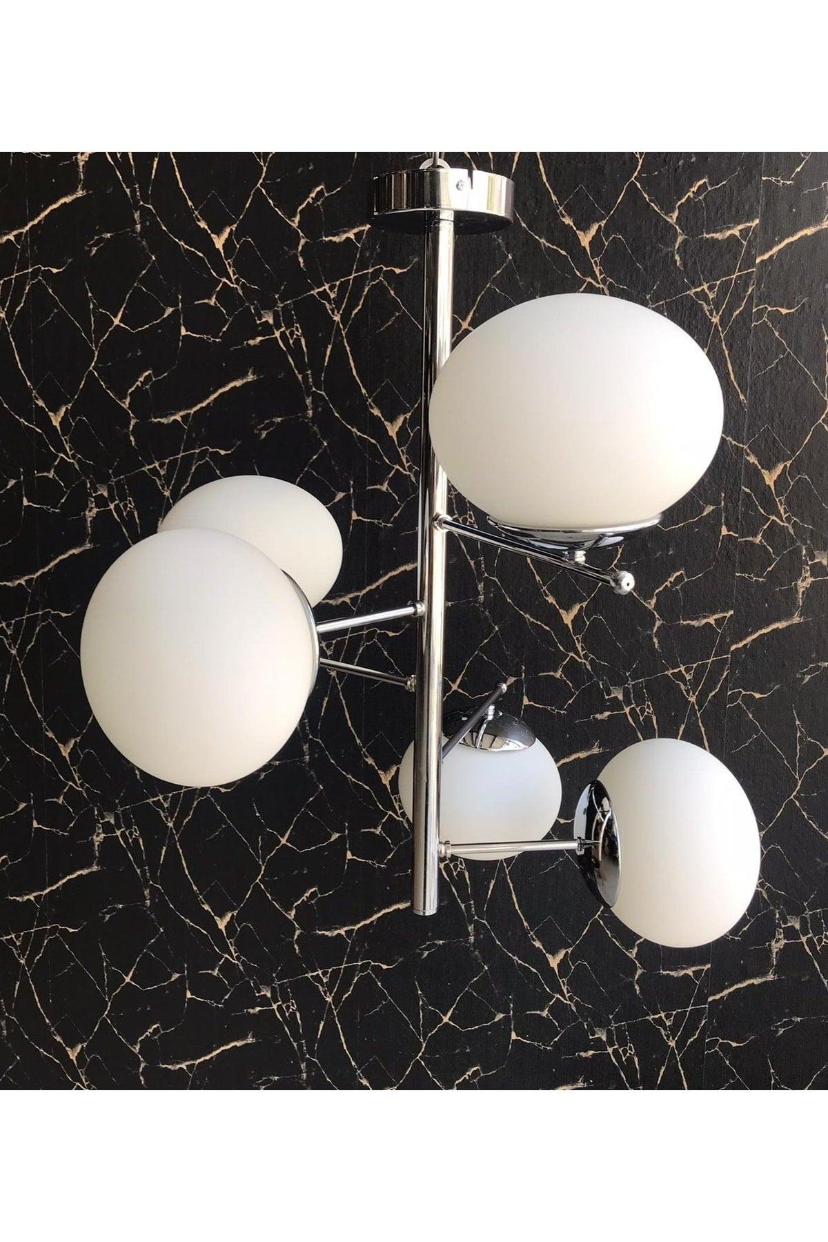 Antelona 5 Li Chrome Color Chandelier - Swordslife