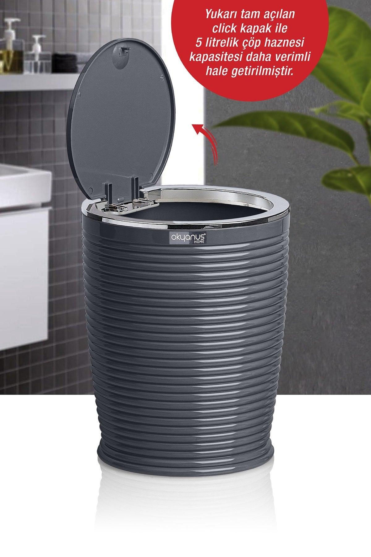 Anthracite Elegans Dustbin - Swordslife