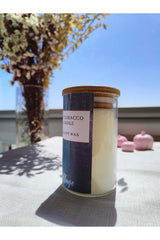 Antitobacco Luxe Scented Bamboo Lid 100% Soy Organic Therapy Candle - Swordslife