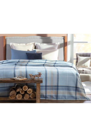 Antonin Double Welsoft Printed Blanket - Light Blue - Swordslife