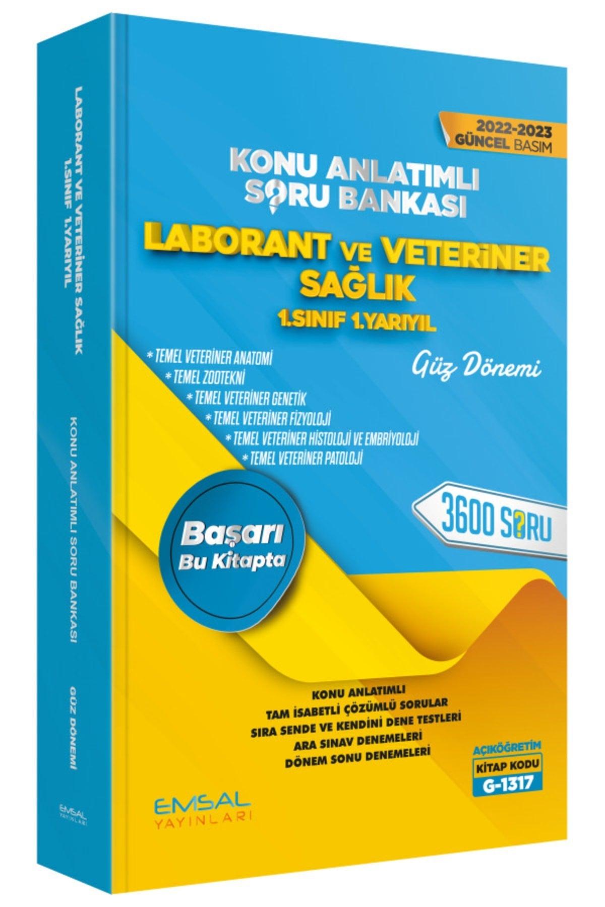 Aöf Laborant and Veterinary Health 1st Year 1st Semester Fall Semester All Courses 2023 Edition Current - Swordslife