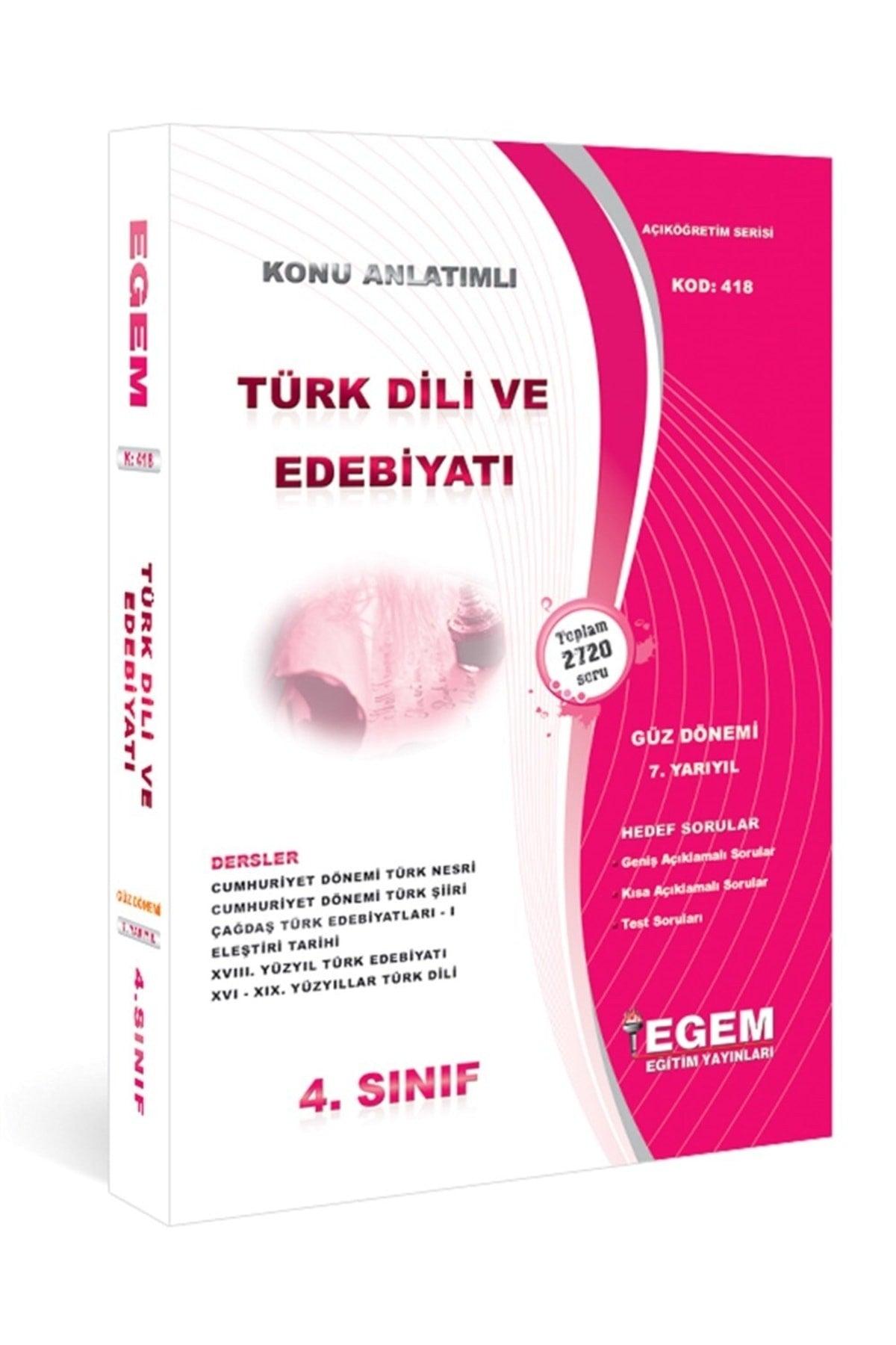 Aöf Turkish Language and Literature 4th Grade Fall and Spring Semester Topic and Question - Swordslife