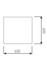 -ap16-46600 40w 60x60 Panel Led 3000k Daylight