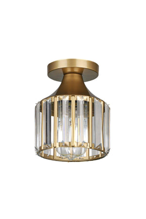 Arel Crystal Ceiling Mount Single Chandelier Tumbled - Swordslife