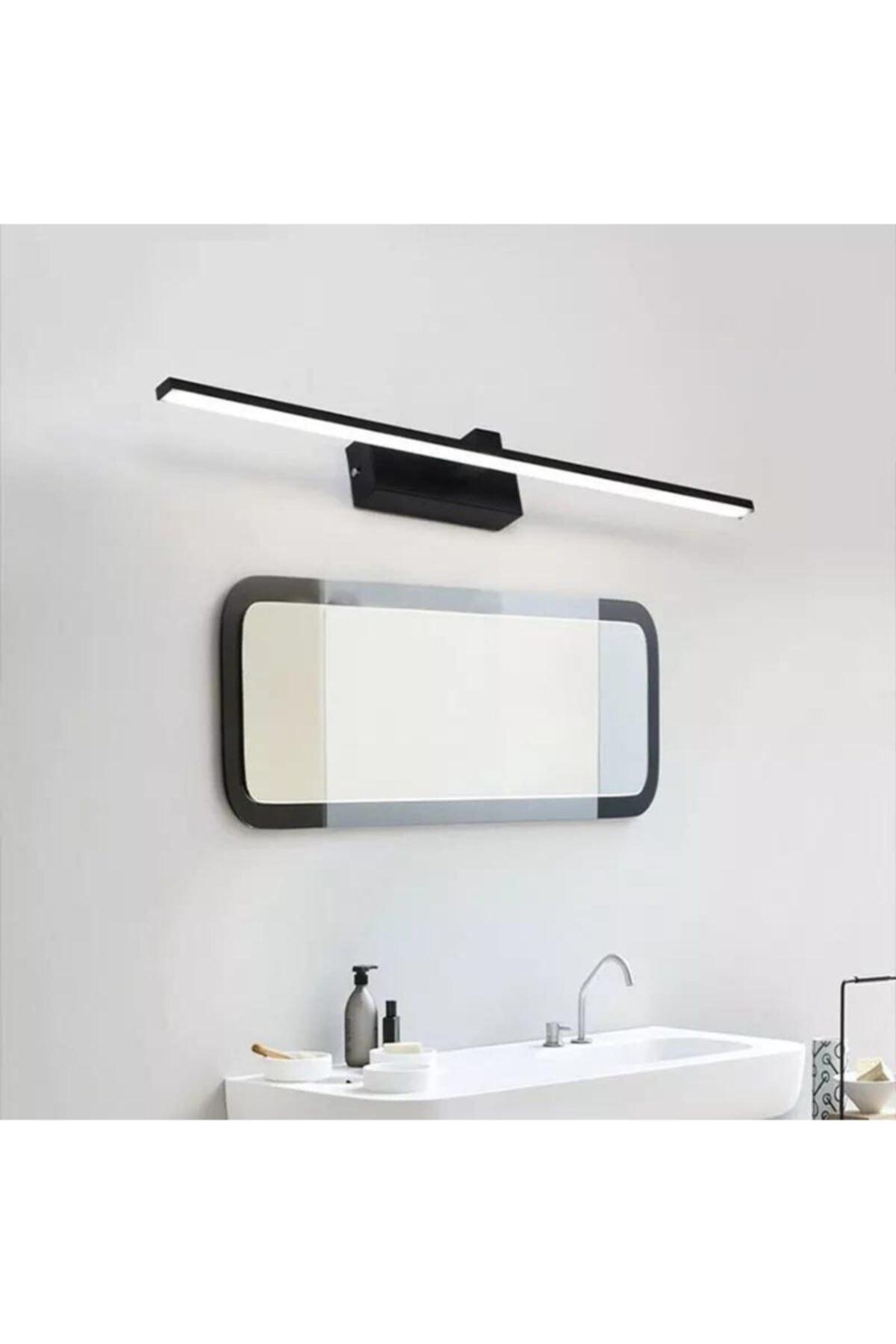 Armas Black Table Mirror Bathroom Sconce White Led 50 cm Wall Sconce - Swordslife