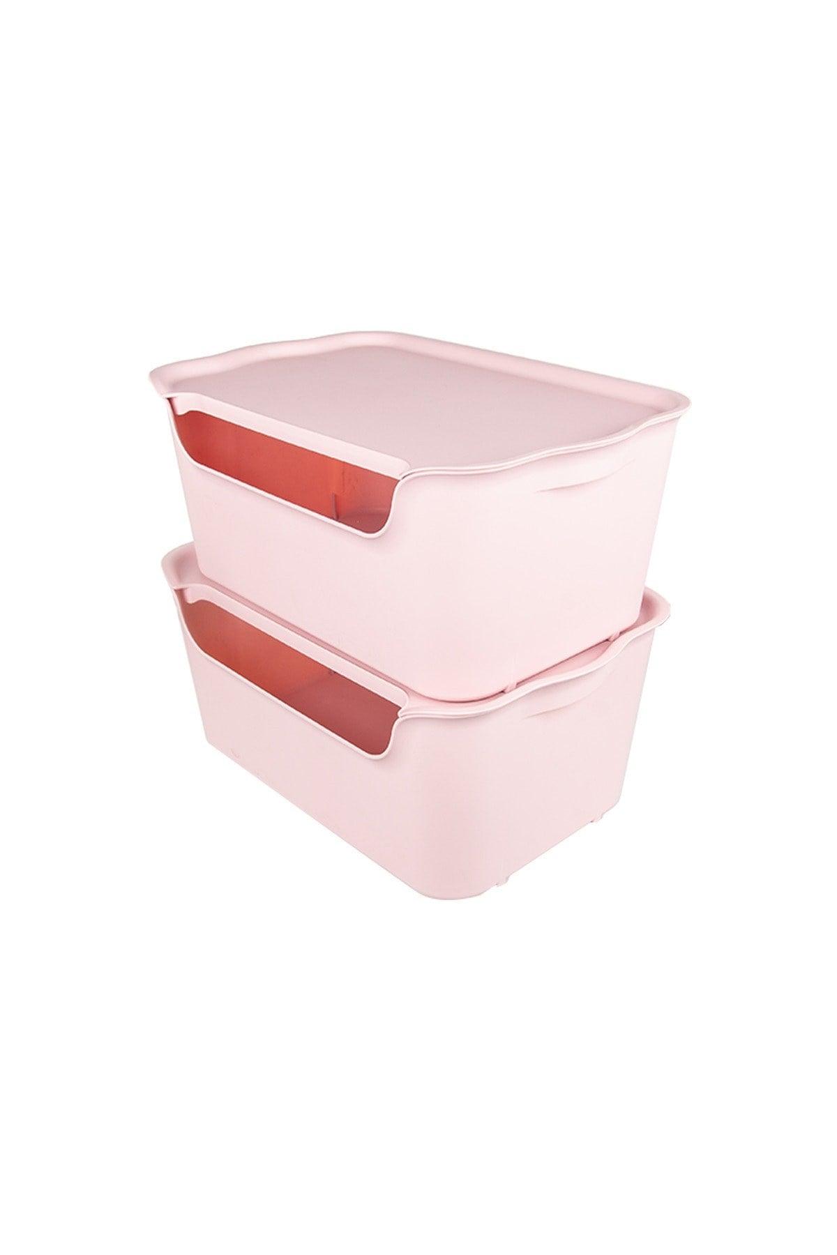 Organizer Box Pink Set of 2