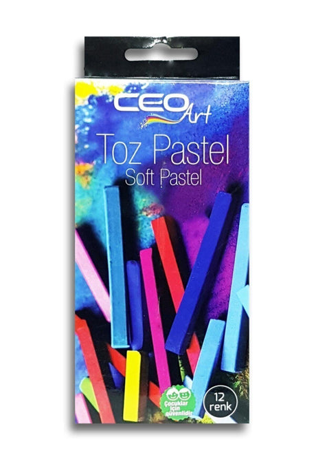 Art Pa0001 Powder Pastel Paint 12 Colors