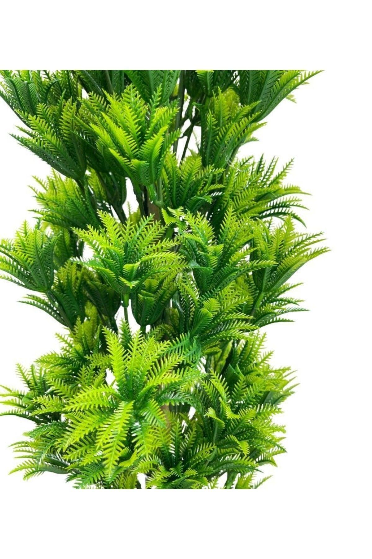 Artificial Flower Black Potted Green Jams Tree 55cm - Swordslife