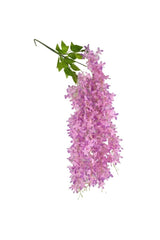 Artificial Flower Hanging 4 Branches Acacia 70cm Lilac - Swordslife