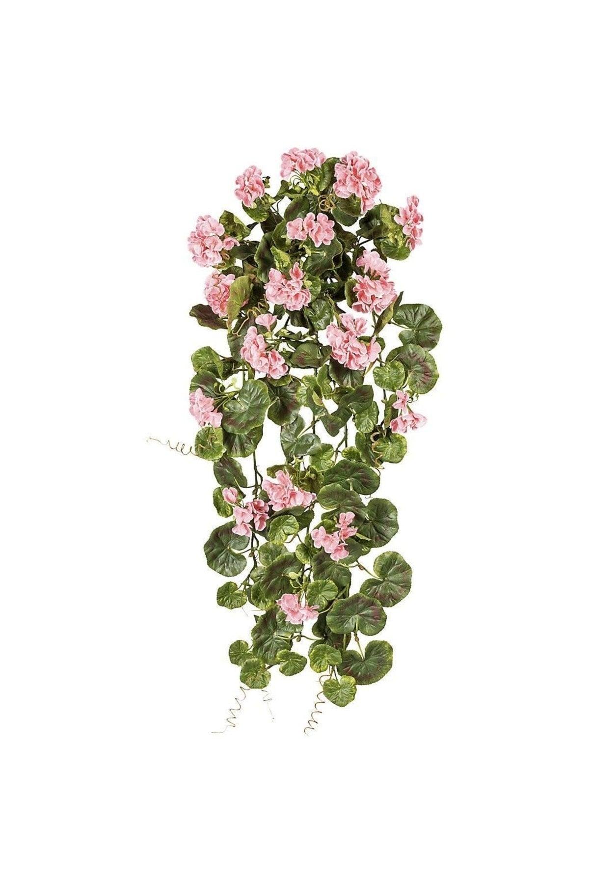Artificial Flower Hanging Geranium 80cm 1st Quality Pink - Swordslife