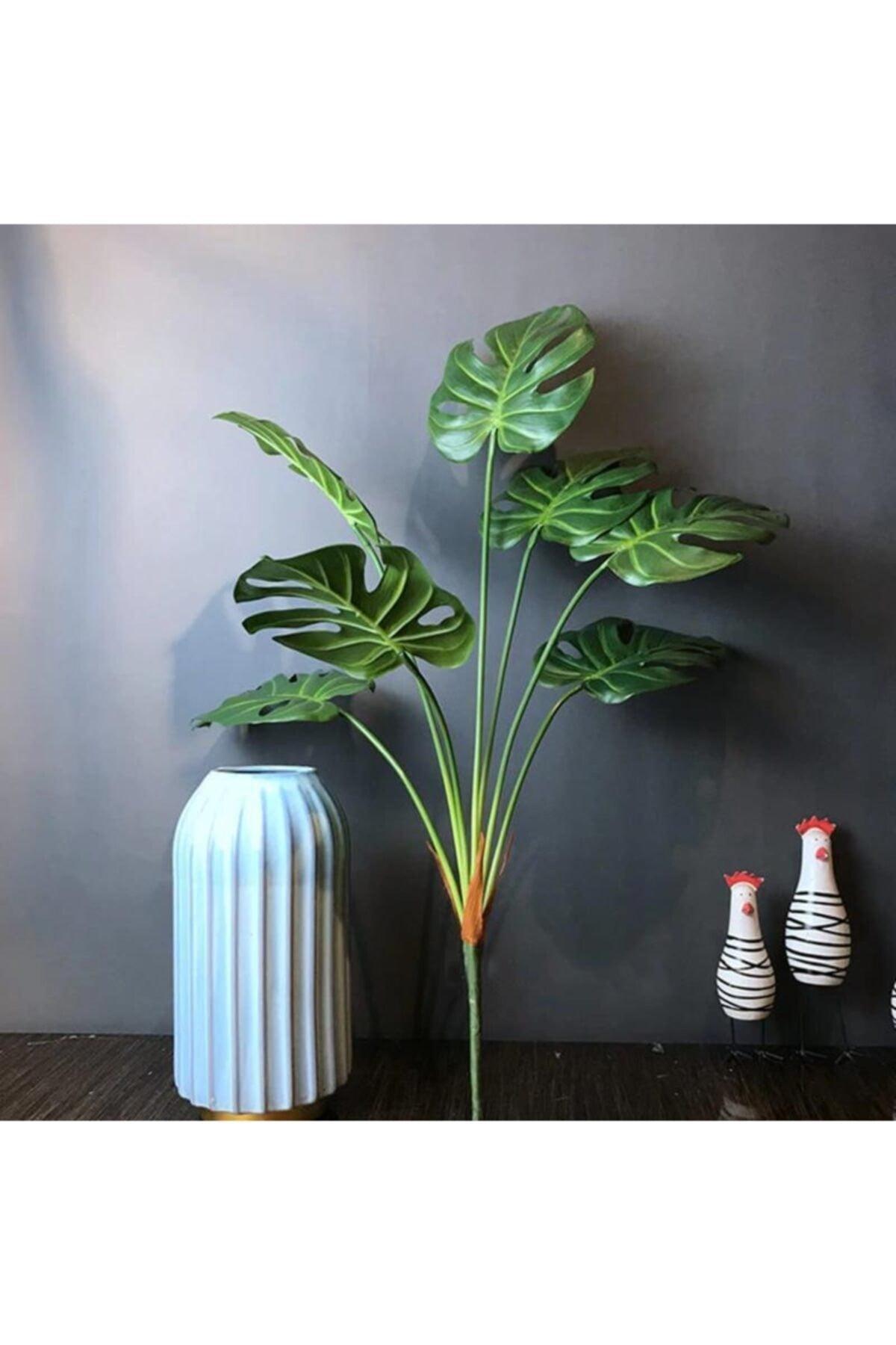 Artificial Flower Monstera Leaf Green Color 7 Heads 7 Heads Artificial Leaf - Swordslife