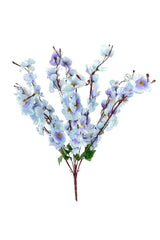 Artificial Flower Spring Japanese Cherry Blossom 57cm Blue With 7 Branches - Swordslife
