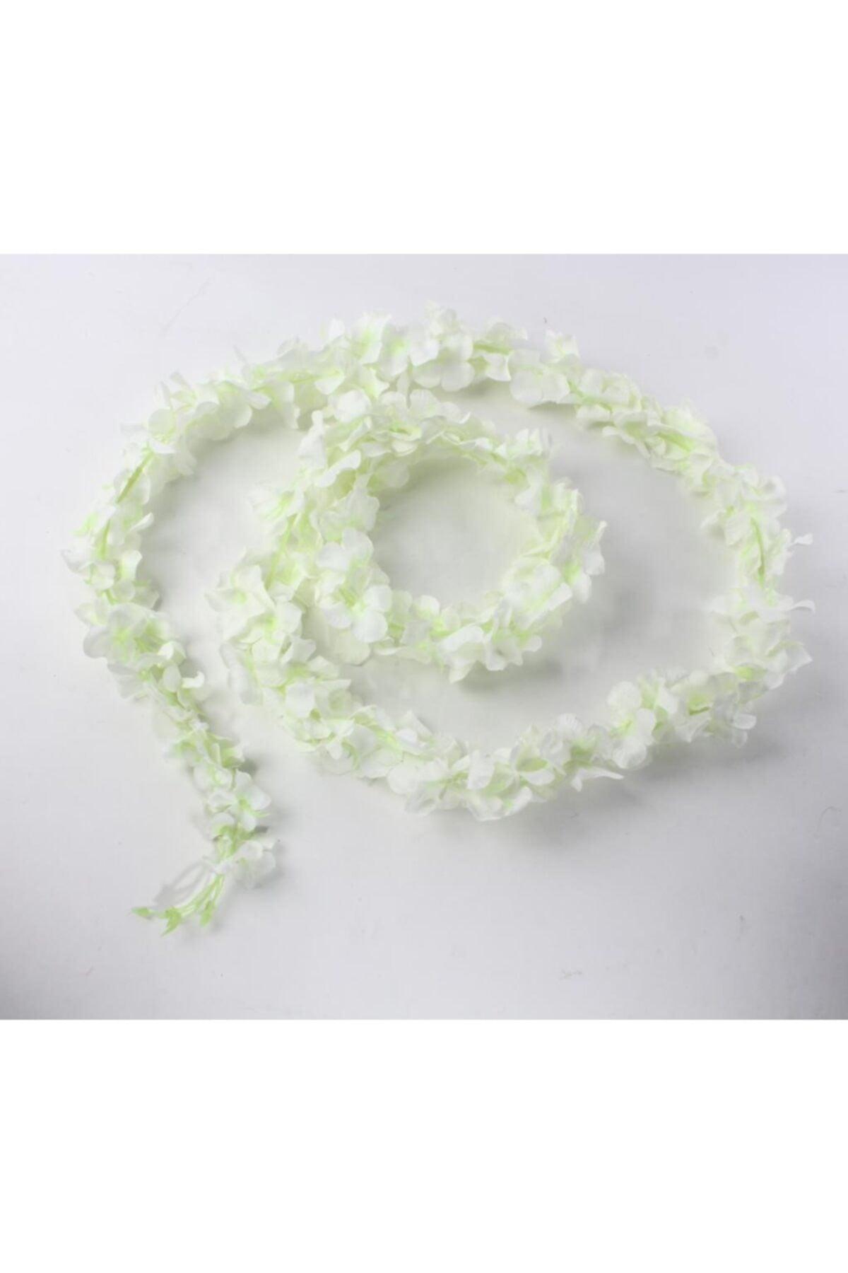 Artificial Flower Hanging Hanging Hydrangea Flower 100 Cm White - Swordslife