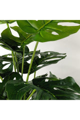 Artificial Tree Salon Pflanze Monstera 70 Cm 18 Blatt Anthrazit - Swordslife