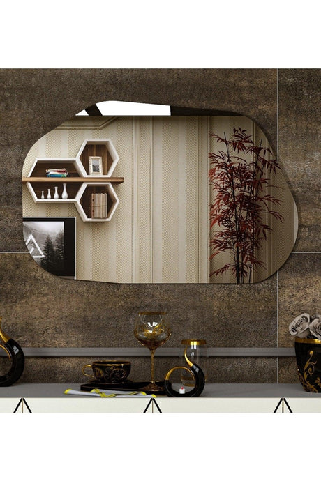 Asymmetric Decorative Mirror 85*55 Console, Dresser and Toilet Mirror. - Swordslife