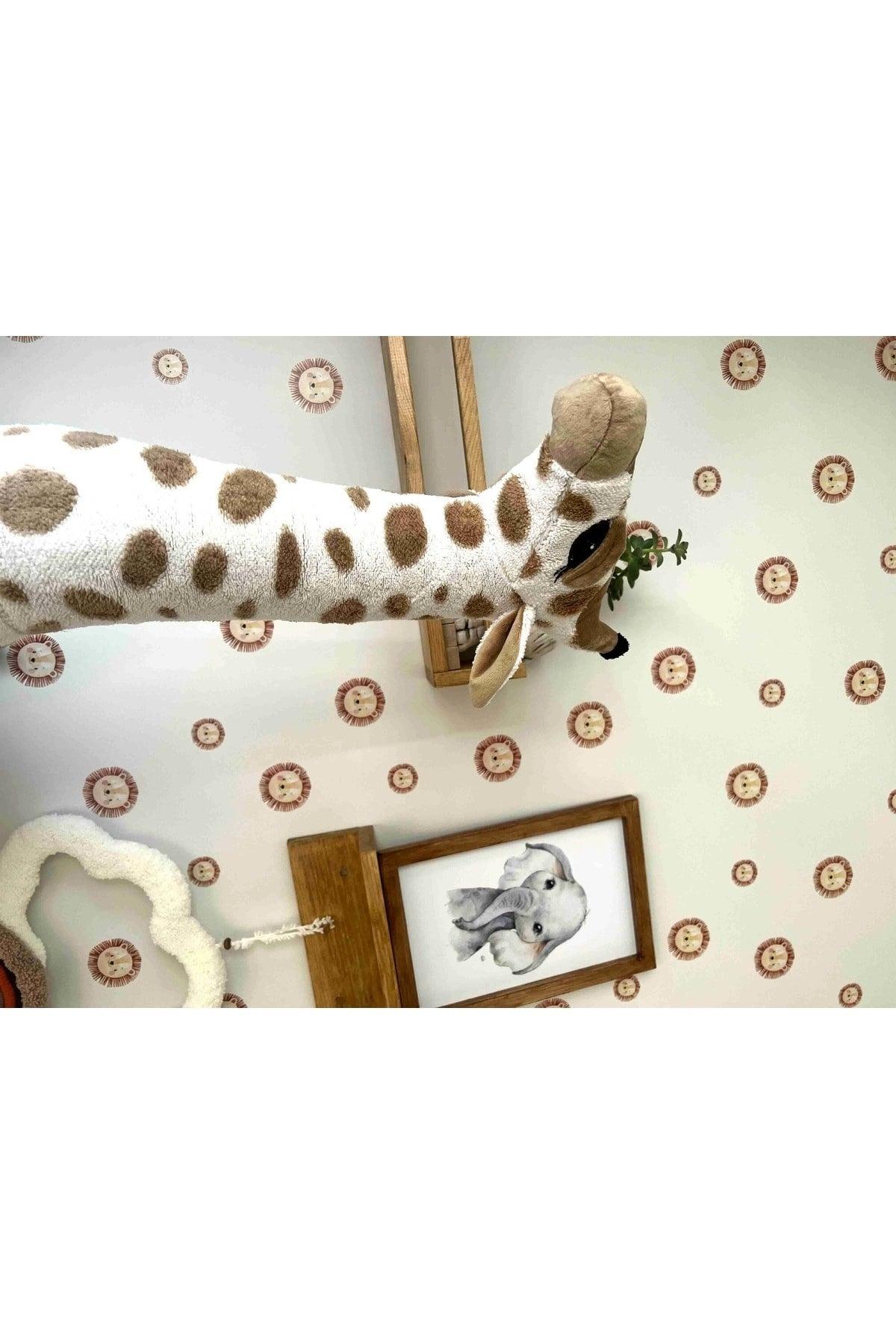 Lion Figured Kids Room Wall Sticker Set 126 Pieces - Swordslife