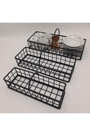 Asortik Decorative 3 Piece Rustic Wire Basket (NEW) - Swordslife