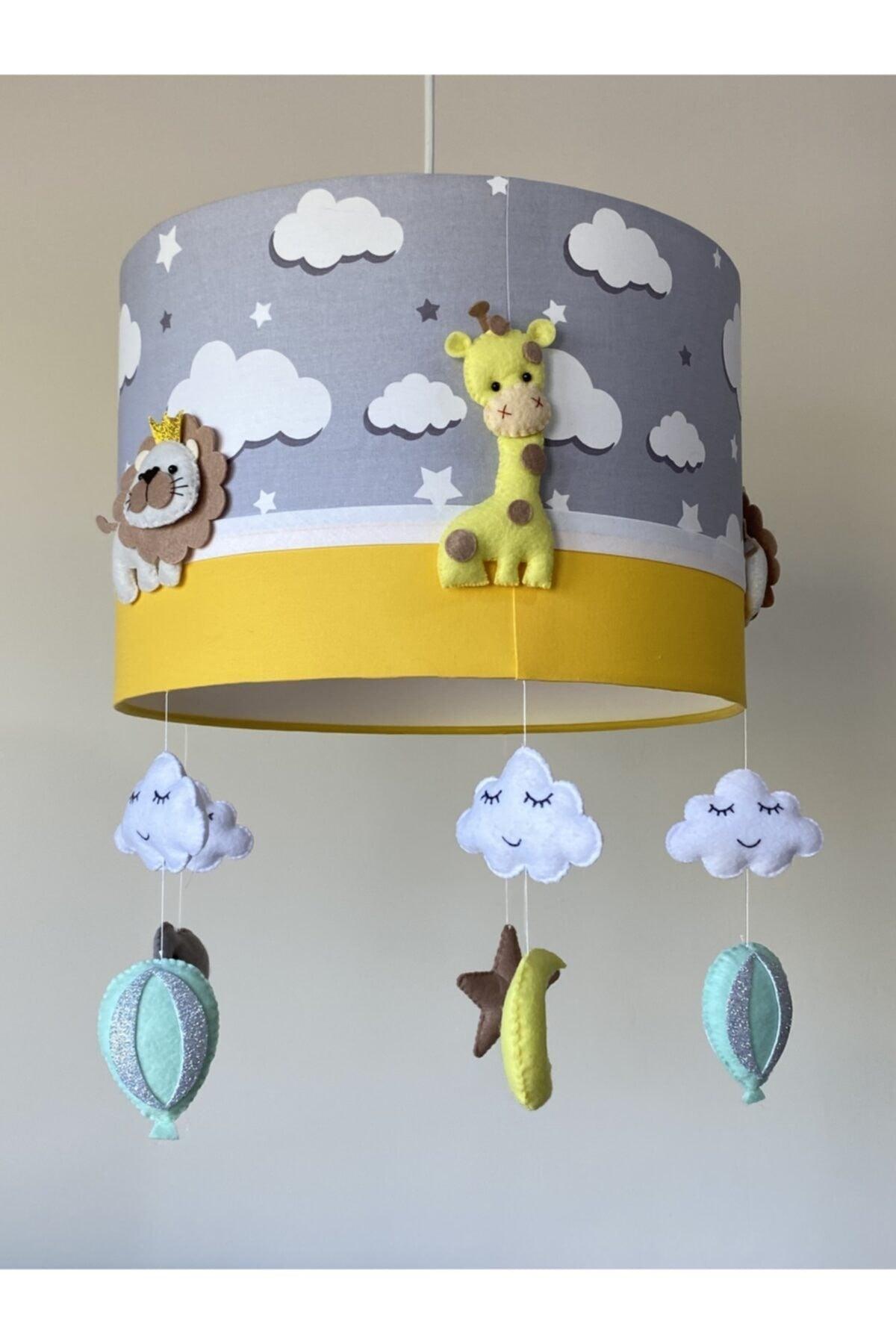 Various Animal Figures Yellow Baby/Kids Room Chandelier - Swordslife