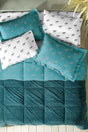 Atlanta Triola Single Bedding Set - Green - Swordslife