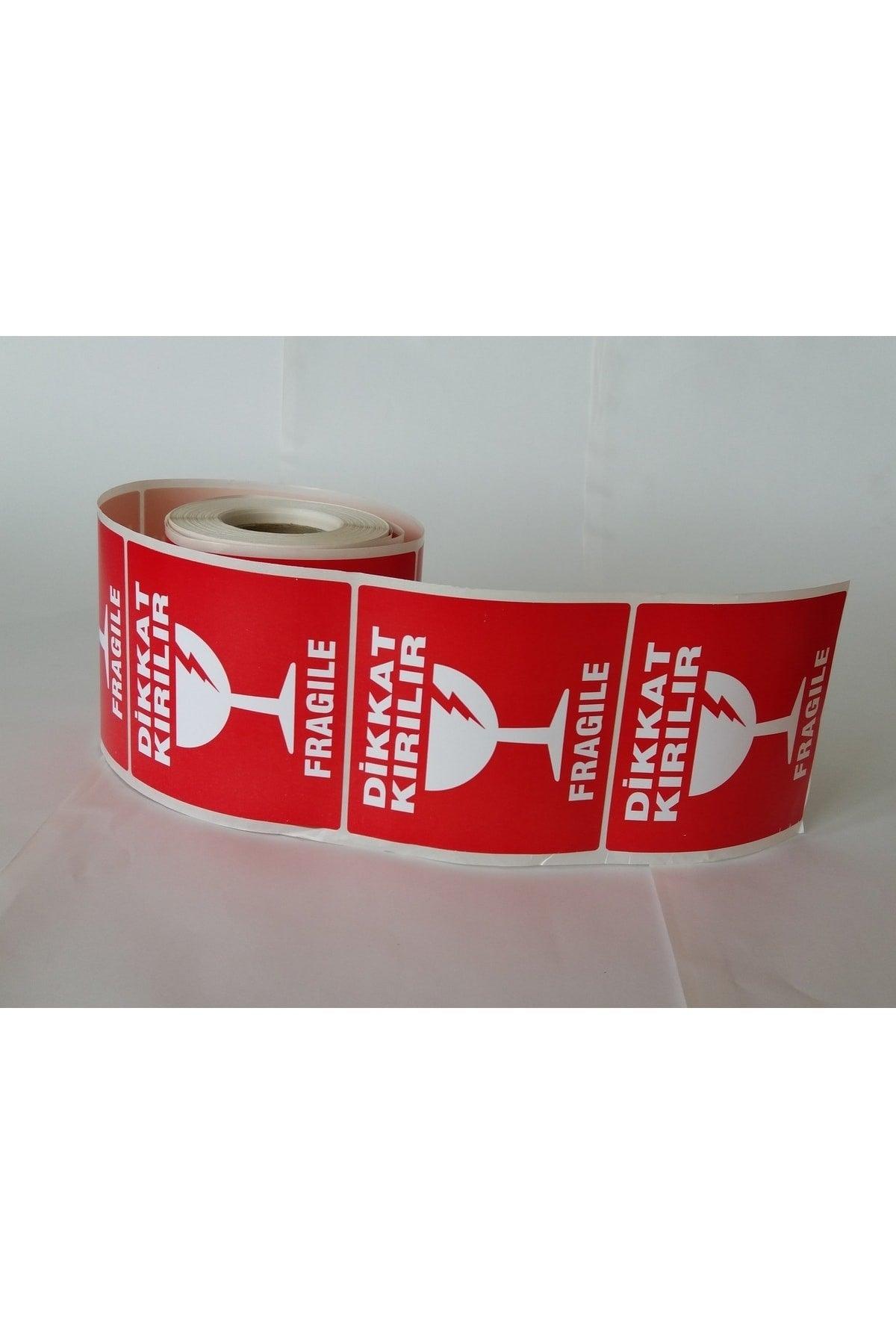 Attention Breakable Label 100*100 500 Pieces