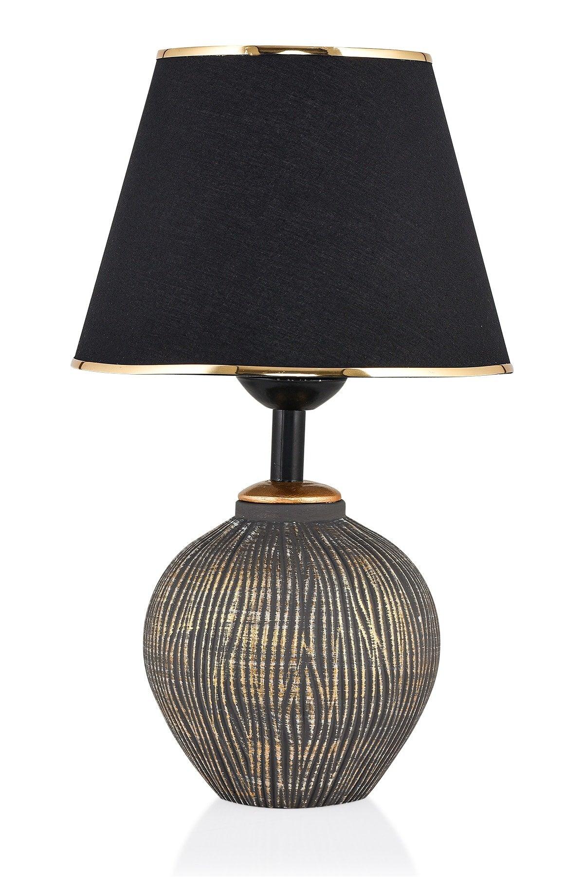 Attra Ceramic Lampshade Gray Gold Srmk-53 - Swordslife